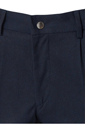 Bohoo Lacivert Renk Pileli Chino Pantolon