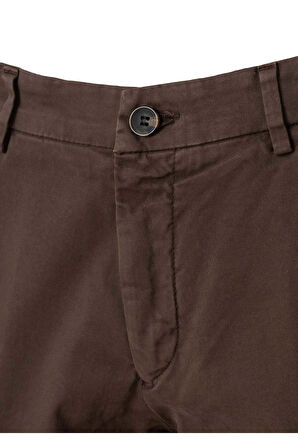 Mars Kahve Renk Pamuk Chino Pantolon