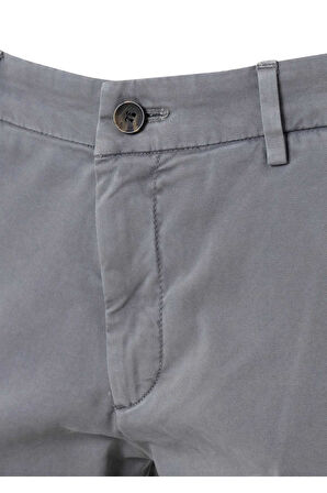 Mars Gri Renk Pamuk Chino Pantolon