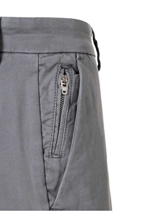 Mars Gri Renk Pamuk Chino Pantolon
