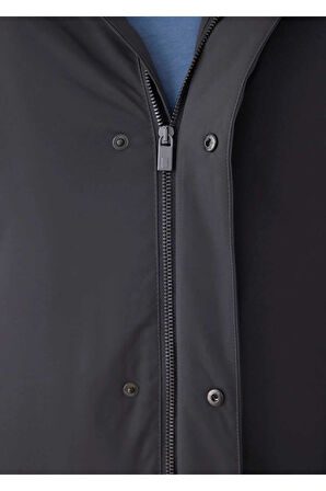 Liaker Antrasit Renk Kapüşonlu Yağmurluk