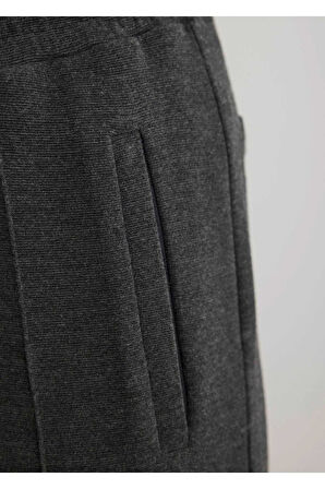 Volano Antrasit Renk Örme Kumaşdan Jogger Pantolon