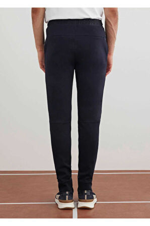 Worky Lacivert Renk Örme Kumaşdan Jogger Pantolon