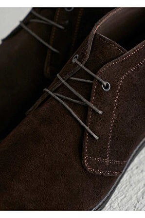 Coe Kahve Renk Süet Bot