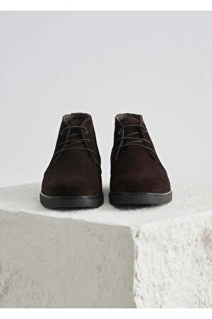 Coe Kahve Renk Süet Bot