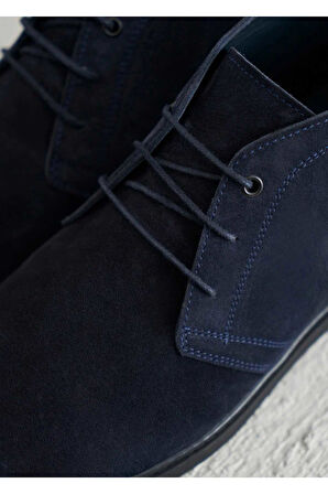 Coe Lacivert Renk Süet Bot