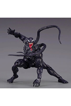 Venom 2 Action Figure Ortak Hareketli Değişim Yüz Heykeli Figür 18 Cm ( Özel Seri  )