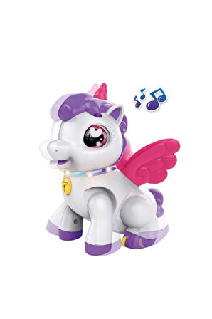 Unicorn Işıklı Müzikli Hareketli Oyuncak Emeklemeye Ve Yürümeye Yardımcı