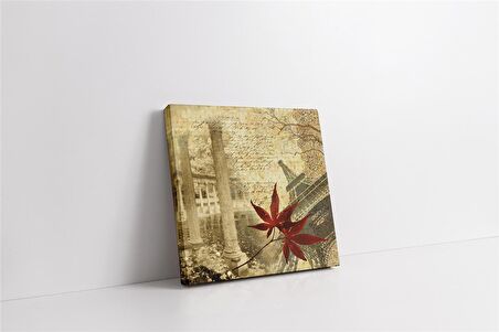 Eyfel Kulesi Kolaj Kanvas Tablo