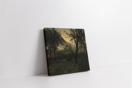 Yeşil Doğa Kanvas Tablo