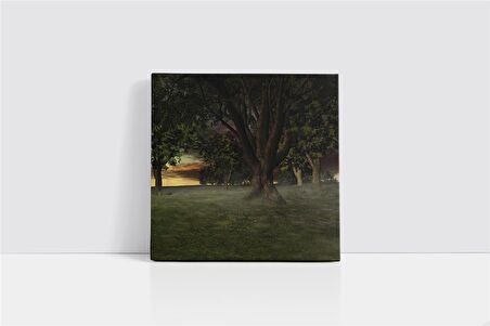 Yeşil Doğa Kanvas Tablo