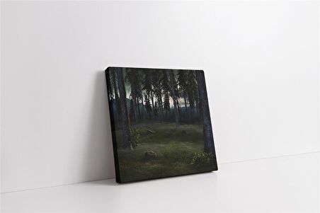 Yeşil Doğa Kanvas Tablo