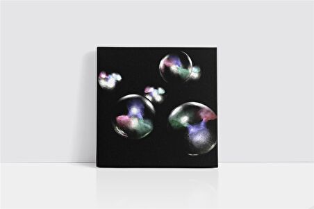 Baloncuklar Kanvas Tablo