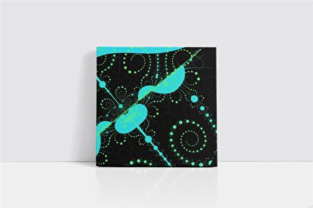 Soyut Grafik Çalışmaları Kanvas Tablo