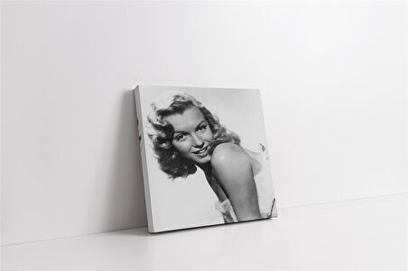 Siyah Beyaz Marilyn Monroe Kanvas Tablo