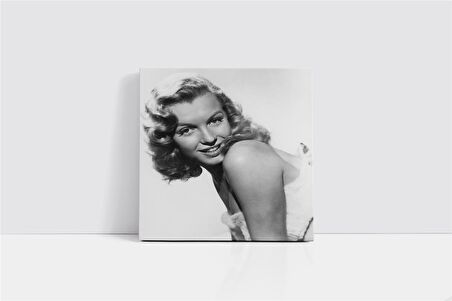 Siyah Beyaz Marilyn Monroe Kanvas Tablo