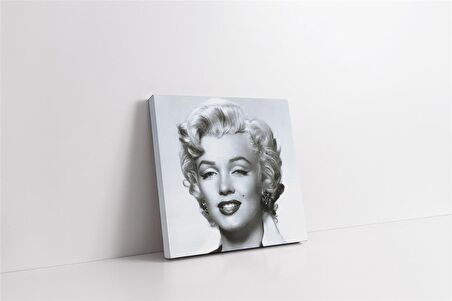 Siyah Beyaz Marilyn Monroe Kanvas Tablo