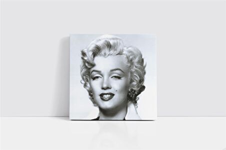 Siyah Beyaz Marilyn Monroe Kanvas Tablo