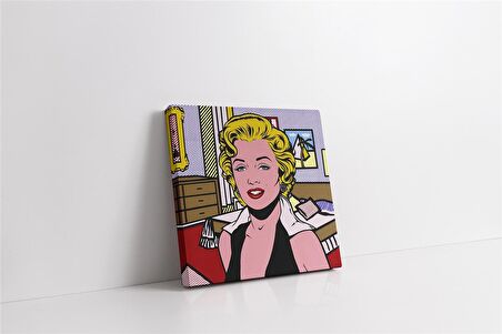 Marliyn Monroe Soyut Resim Kanvas Tablo
