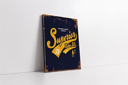 Vintage Retro Görsel Kanvas Tablo