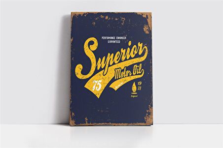 Vintage Retro Görsel Kanvas Tablo