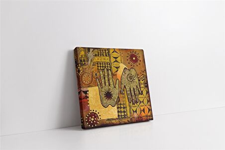 Etnik Motif Kanvas Tablo