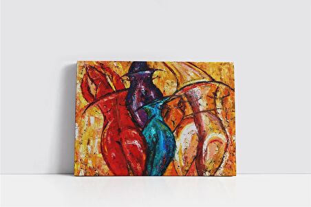 Soyut Resim Kanvas Tablo