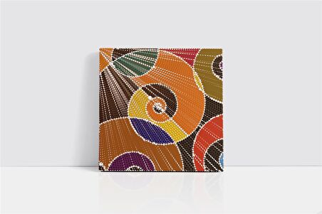 Soyut Görsel Kanvas Tablo