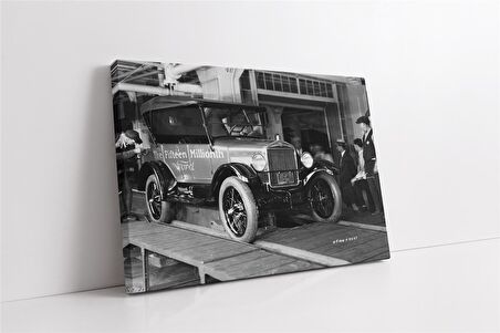 Ford Klasik Araba Kanvas Tablo