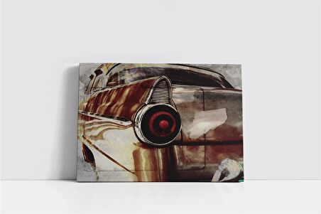 Klasik Araba Kanvas Tablo