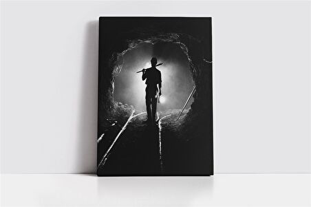 Maden İşçisi Kanvas Tablo