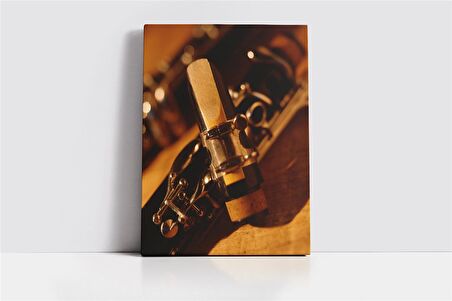 Klarnet Kanvas Tablo