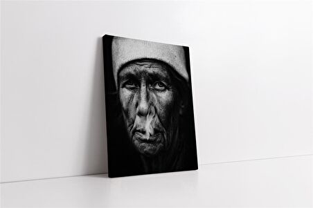 Yaşlı Adam Kanvas Tablo