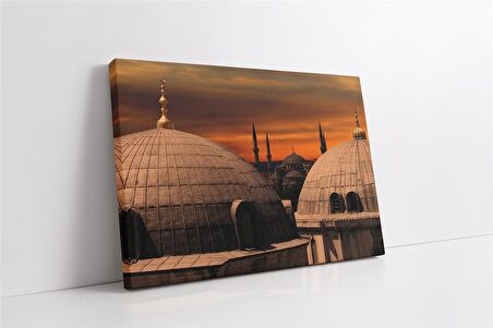 Gün Batımı İstanbul Kanvas Tablo