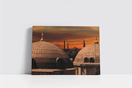 Gün Batımı İstanbul Kanvas Tablo