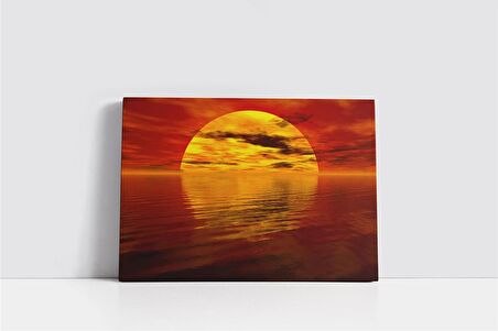 Gün Batımı Kanvas Tablo