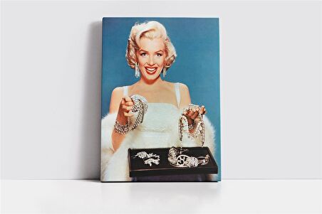 Renkli Marilyn Monroe Kanvas Tablo