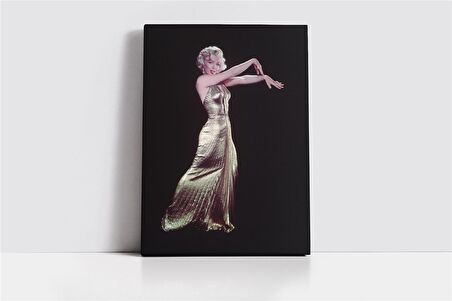 Renkli Marilyn Monroe Kanvas Tablo