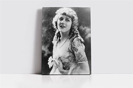 Mary Pickford Kanvas Tablo