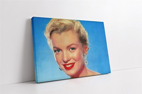 Marliyn Monroee Kırmızı Ruj Kanvas Tablo
