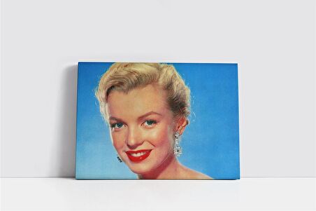 Marliyn Monroee Kırmızı Ruj Kanvas Tablo