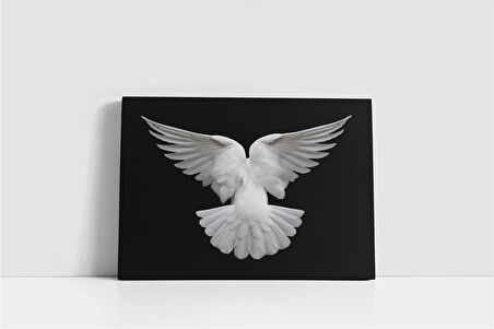 Güvercin Kanvas Tablo