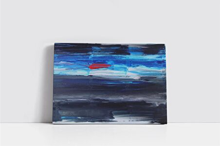 Mavi Deniz Kanvas Tablo