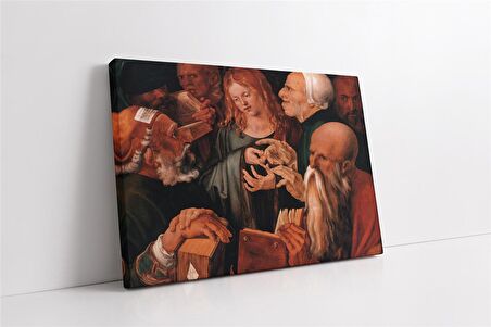 Doktorlar Arasında İsa Kanvas Tablo