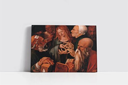 Doktorlar Arasında İsa Kanvas Tablo