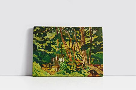 Orman ve Dere Kanvas Tablo