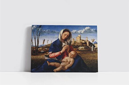Meryem ve Küçük İsa Kanvas Tablo