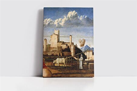 Madonna Del Prato Kanvas Tablo