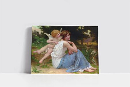 Cupid ve Psyche Kanvas Tablo