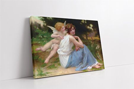 Cupid ve Psyche Kanvas Tablo